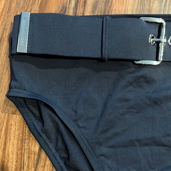 Michael Kors Solid High Waisted Bottom - Picture 5 of 11